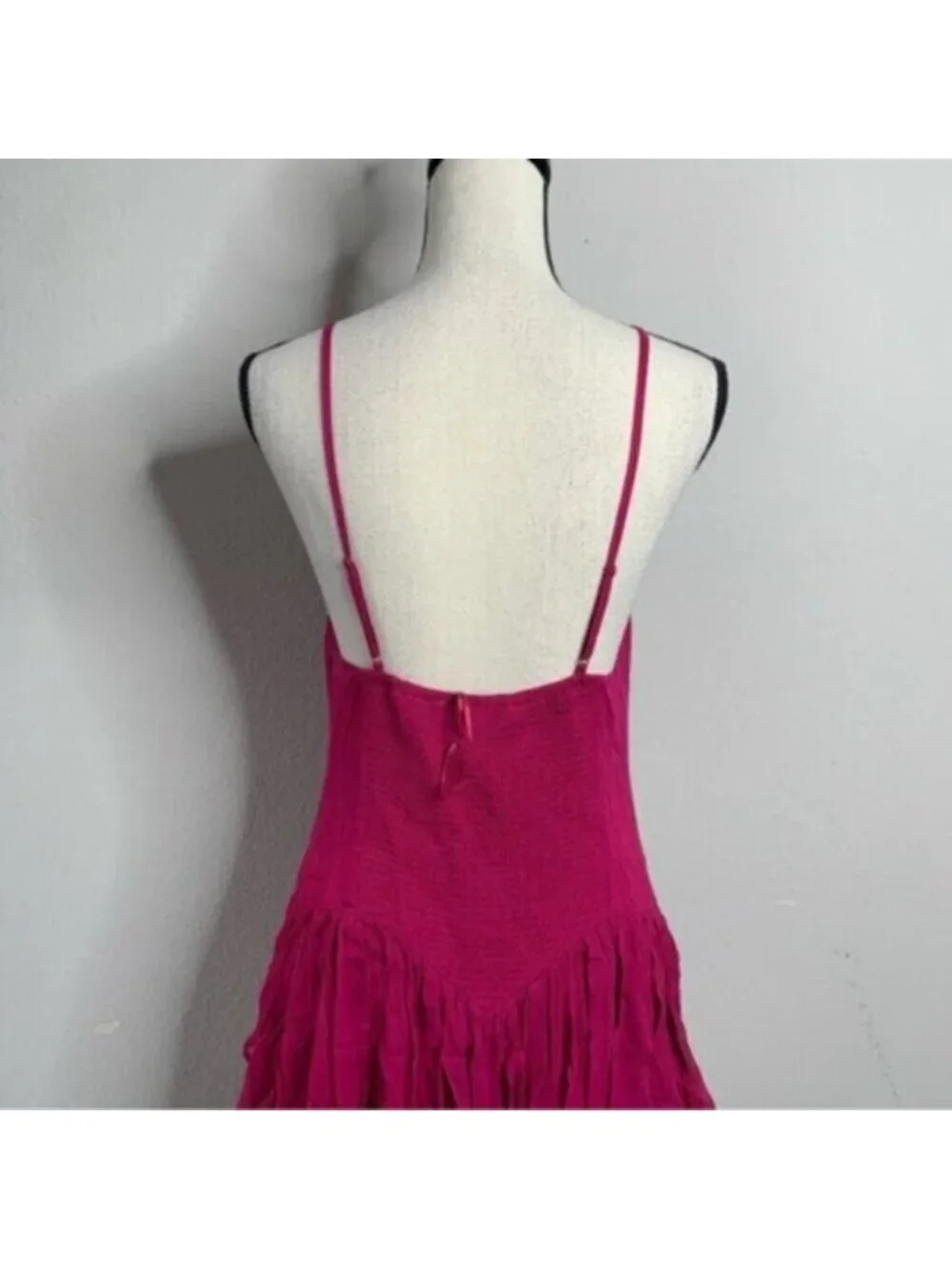 NWT Secret Mission Rasberry Ines Ruffle Mini Dress - Picture 11 of 16